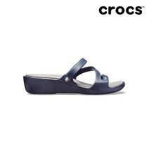 크록스 여성 파트라시아 샌들 네이비 10386-46U