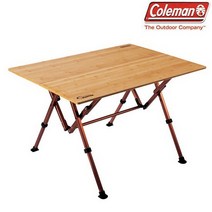 [콜맨] 컴포트마스터 뱀부 라운지 테이블/100, 단품