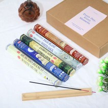 HEM 인센스 스틱 5종 홀더 기프트 선물 세트 집들이 답례품 생일, 1.HEMBEST 향 5종 SET