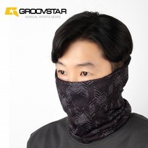 그루브스타 동계 방한 겨울 멀티 페이스 넥워머, 네이비 트라이앵글