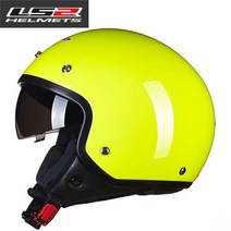 LS2 아라이램5 RX7X 레트로버 오픈페이스 AGV 덱스톤500TX SOL 할리 비틀 SST헬멧 라이딩 오토바이용품매장 사계절, 형광 옐로우