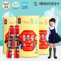 대한홍삼진흥공사 어린이 홍삼 녹용 스틱 30포 / 맛있는 유아 키즈 홍삼 진액, 3세트