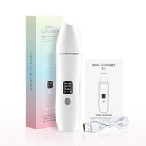 갈바닉 고주파 셀프 피부관리 마사지기 뷰티 디바이스 기기, 화이트 세트
