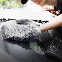 카블 자동차 세차글러브 장갑 워시패드 극세사, 단품