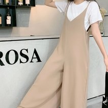 elco G125146_끈나시 점프슈트 통치마바지 pro