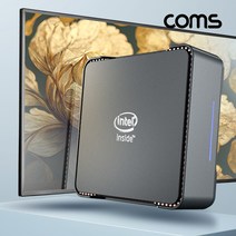 [EL083] Coms 초소형 미니 PC 소형 컴퓨터 정품 윈도우 win 10 포함 무소음 인텔 셀러론 J4135 고사양 HDMI/VGA 5G/2.4G WiFi 무선