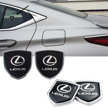 사이드 데칼 엠블럼 BDAGE DECAL 렉서스 RX330 NX200T ES200 ES250 ES300 GS430 IS250 GX470, A