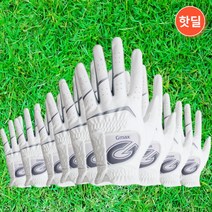 [지맥스] (EVENT) 10장 남성 여성 연습용 반 양피 합피 필드 스크린 파크 골프장갑