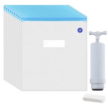 Duisger 3D 프린터 필라멘트 압축 저장 가방 진공 씰 PLA 용 드라이버 ABS 나일론 우드 TPU 저장 습기 방지 10PCS 수동 공기 펌프 밀봉 클립이있는 재사용 가능한 건식 파우치