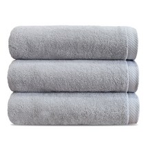쥬련제작소 450g 40수 대형 호텔 바스타월 2장, 그레이