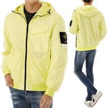 스톤 아일랜드 [명품]22FW 스톤아일랜드 와펜 크링클 립스 후드 경량 자..