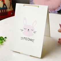 (주)트리 인천가정지사 모던 토끼 접이식 탁상거울/ 사각 손거울 (6819193)