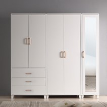 셀틴2000 서랍옷장풀세트(거울문포함), 화이트