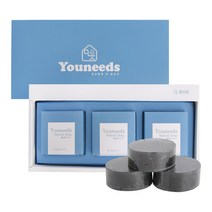 마마로 핸드메이드 참숯 천연비누 미백 선물포장 3개, 100g, 1개