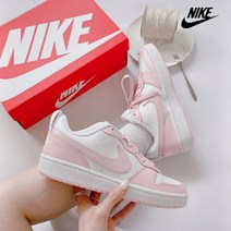 나이키 코트 바로우 로우2 덩크로우맛 핑크폼 GS DQ0492-100