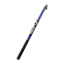 낚싯대 탄소 플라이 섬유 초경량 낚시대 스피닝 휴대용 초보 바위 얼음 루어 릴 rock small frp soft tail 텔레스코픽 짧은 관절 long range vara a, 푸른, 1.8m
