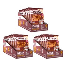 퀘스트뉴트리션 오리지널 스타일 프로틴 칩, 256g, 3개