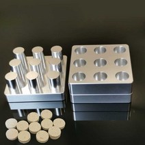 알약 타정기 수제 제환기 제조 몰드 만들기 분말 세트, 25홀 10mm 몰드 및 전체 도구 세트