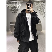 2021가을겨울 워크웨어 아우터 남성패션 기능성면 재킷 남성의 루즈하고 두꺼운 후드 의복 트렌드입니다