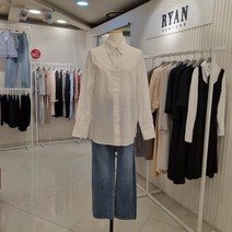 리안뉴욕 SH04 셔츠형 카라 블라우스 RPHWBL740