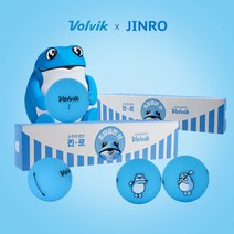 볼빅 진로 두꺼비 비비드 롱 4피스 + 볼마커 세트, 블루, 18세트