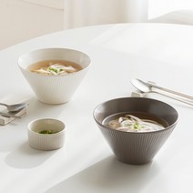 르난세 1+1 휘게 홈세트 면기 (2P) 세트 3colors, 크림 세트