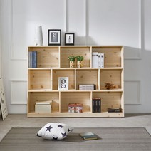 [홈디아] 와이든 원목 가로형책장 책장, 가로형책장1500