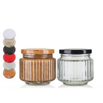 유리병 안성맞춤 250g (70파이/철캡) 40개, 블랙