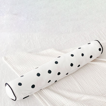 돗투돗x마롤로뜨 아기 죽부인 면 바디필로우 아기 쿠션, 속통+아기바디필로우- 런던도트(화이트)