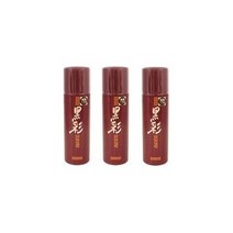 3개 세트 아모로스 흑채 달링 컬러 스프레이 135ml 174 S 밤 검정 헤어 컬러