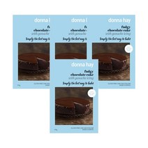 도나헤이 퍼지 초콜릿 케이크 글루텐 프리 믹스 570g Donna Hay Fudgy Chocolate Cake Gluten Free Mix, 4팩