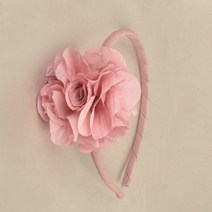 헤어보우 쁘띠로벨리아 헤어밴드 핑크