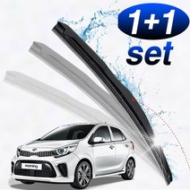 위dhns_올뉴모닝17이후 와이퍼 600mm350mm 세트 차량유리 용품 스포일러 교체 앞유리 고급 하이브리드 자동차 간편 교체용♥dhn, ♥dnlemwnwnwn♥