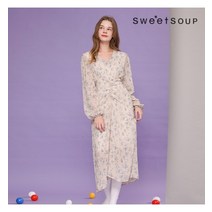 스위트숲 셔링 플로럴 원피스(WX8OPE1)