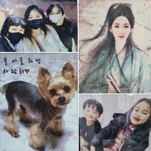 국내 사진 보석 십자수 큐빅 비즈아트 도안 액자형 주문제작 DIY 명화 어린이 아이돌, 3