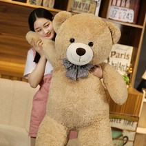 나혼자산다 윌슨 국민애착인형 캐릭터 곰 돌이 대형 인형 수면 선물용 150cm 애착 봉제 100cm 안고자는 큰 배게, 브라운, 120cm