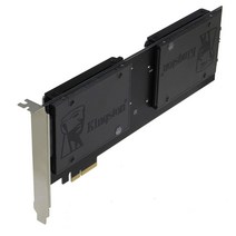 Sedna - PCIe 4X - Quad 2.5인치 SATA SSD RAID 컨트롤러 카드(RAID 0110) Marvell HyperDuo 기술(내장 전원 회로 SATA 전원 커넥터 필요 없음)(SSDHDD는 별도 판매)