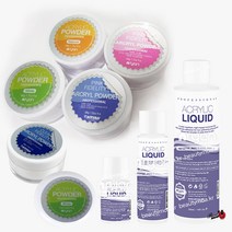 엔리안 아크릴 리퀴드 500ml 120ml 60ml 국가고시 아크릴파우더 15g/0.5oz 48g/1.7oz 한국네일협회 인증품, [아크릴파우더]클리어15g
