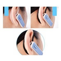 이어후크 이어폰 클립 귀고리 헤드폰 블루투스 헤드셋, 6mm블랙 BL08922