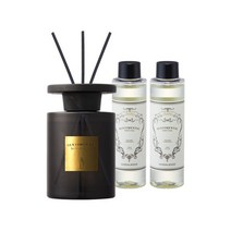 [센티멘탈] 우드 디퓨저 300ml 공병(150ml 리필x2), 향선택:프레시라벤더 / 병선택:브라운