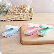 밴드실러 수직형 미니 휴대용 미니 씰링 가정용 기계 열 실러 플라스틱 패키지 보관 가방, 분홍색