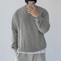 남녀공용 오버핏 피그먼트 맨투맨 (6color)