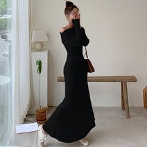 떳다그녀 포이즈 셔링 롱 원피스