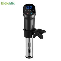 수비드 머신 BioloMix 3세대 스마트 와이파이 제어 수비드 쿠커 1200W 순환기 진공 히터 정확한 온도 수비드기계, 블랙 수비드, 협동사, 유럽 ​​연합