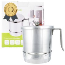 스텐 분리형 음식물 쓰레기통 2L 스텐인레스 분리 쓰레기 청결