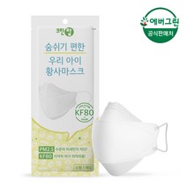 에버그린 KF80 화이트 소형 마스크 50매, 50개입, 1개, WHITE