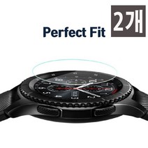 스킨 1+1 갤럭시워치 강화유리 필름 42mm 46mm 액정보호, 투명, 갤럭시 워치 46mm(2개)