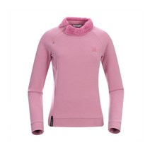 링스#골프#가을 여성 인조퍼 변형넥 반집업 티셔츠, 아이보리