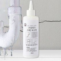 크린위즈 크랙보수제 방수 균열 파이프 틈새 줄눈 방수 본드 접착제, 흰색