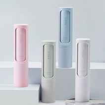 클린 롤러 휴대용 회전스틱 보풀제거기 먼지클리너 먼지제거기 코트먼지제거기 니트보풀제거기 돌돌이, 화이트